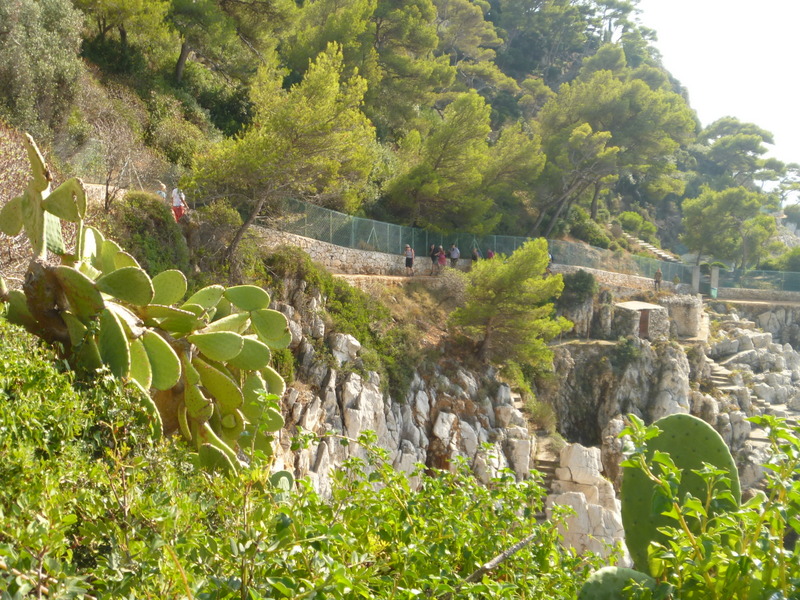 Ute på Cap Martin