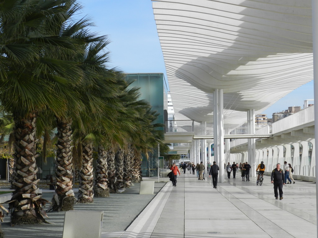 Hamnpromenaden i Malaga